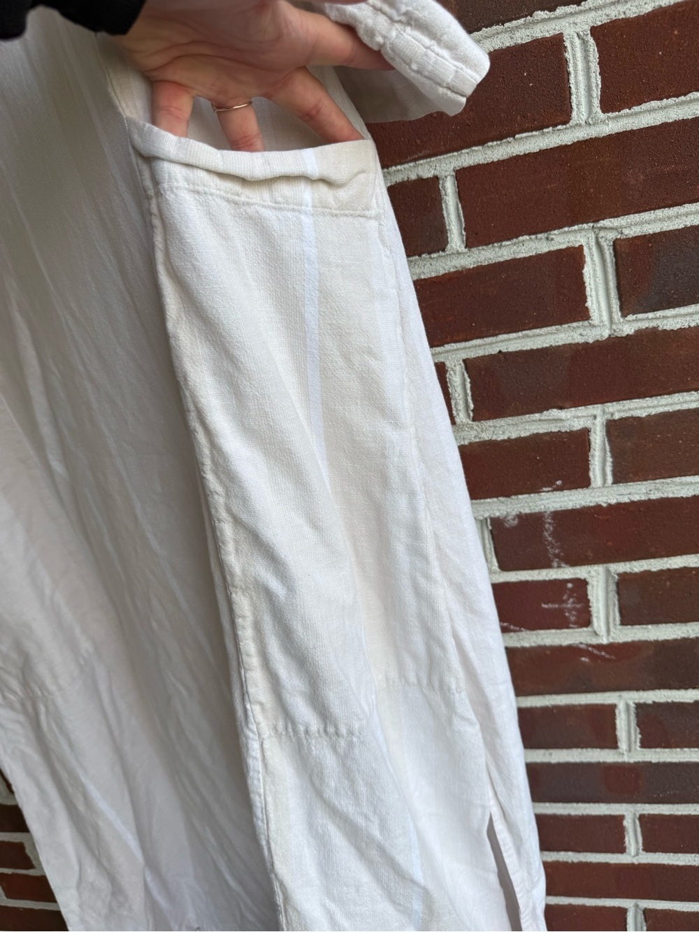 Soft Surroundings Cream Cotton/Flax Blend - Picture 8 of 13
